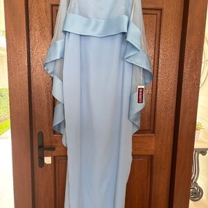 Formal long Tom and Linda Platt  blue dress Size 16